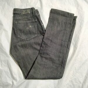 Camouflage AR and J Women JULIE R Jeans Made in Italy Black Sz 26x28